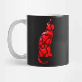 Sitting Red Cat Mug